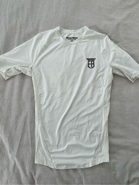 Elysium Athletic Men's White Performance Short Sleeve Shirt